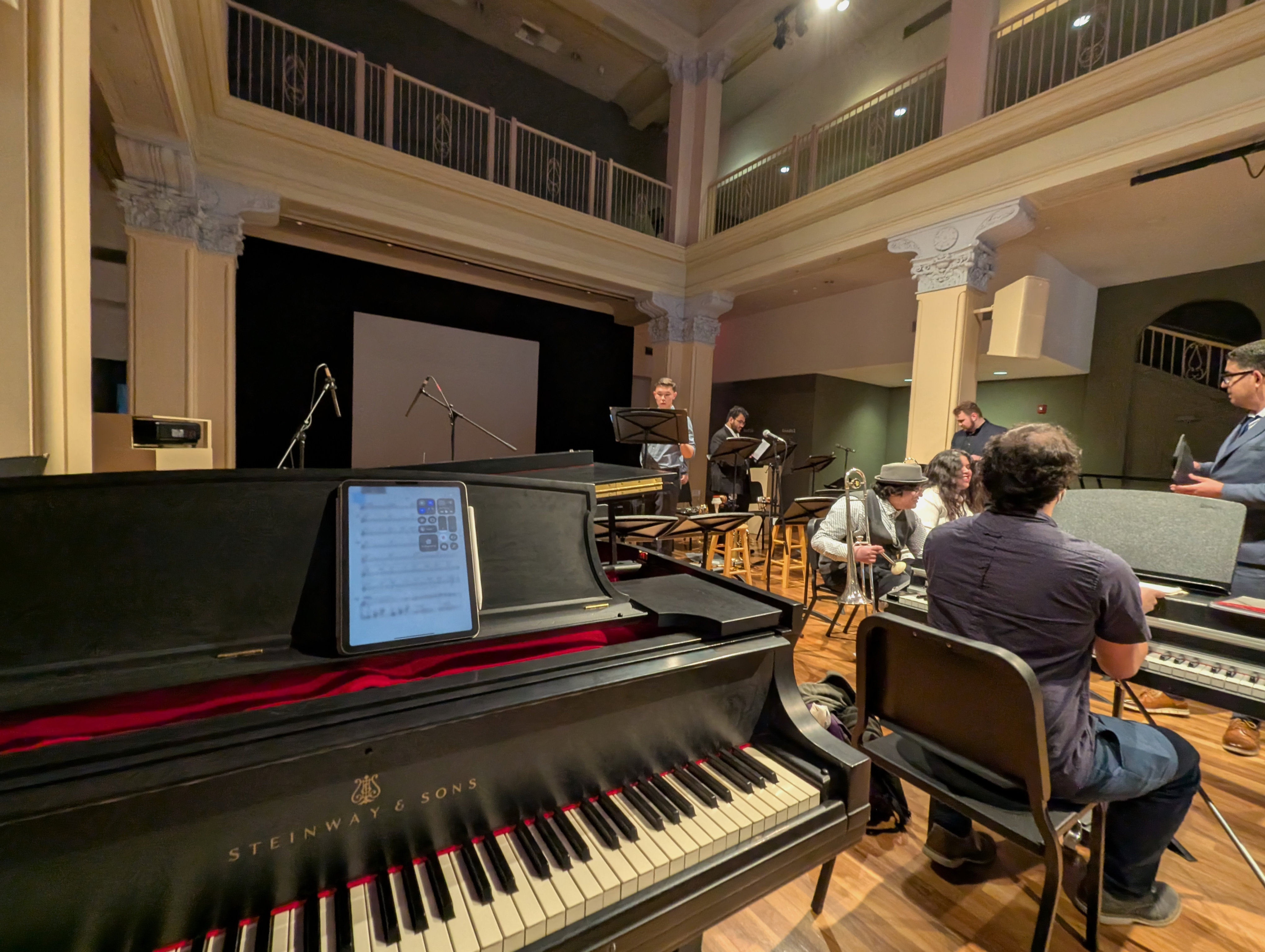 Playing jazz piano